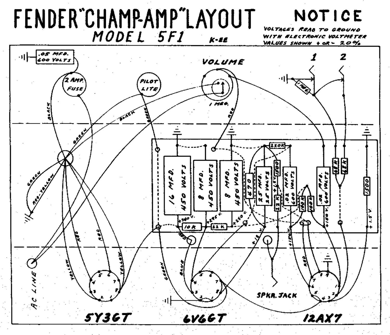 fender champ 5f1 schematic