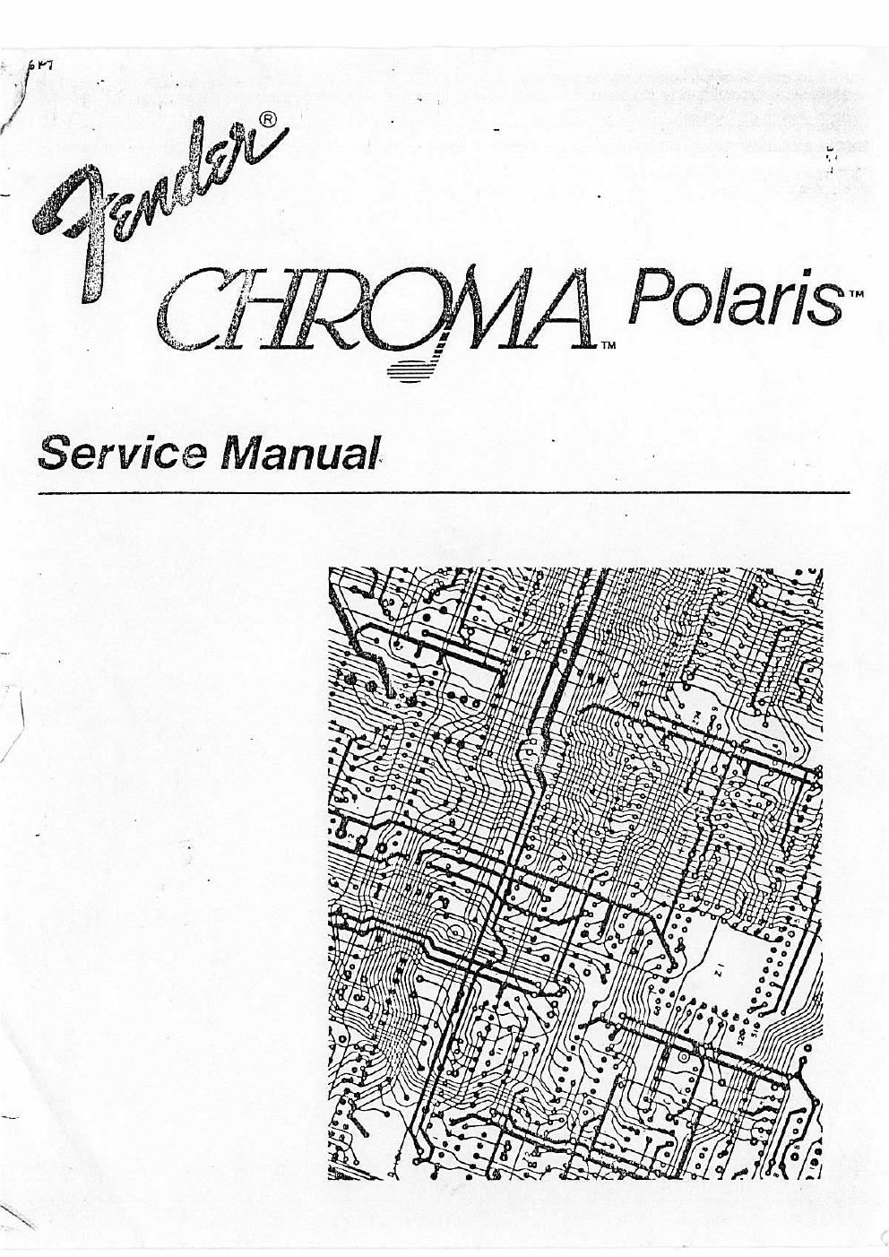fender chroma polaris service manual