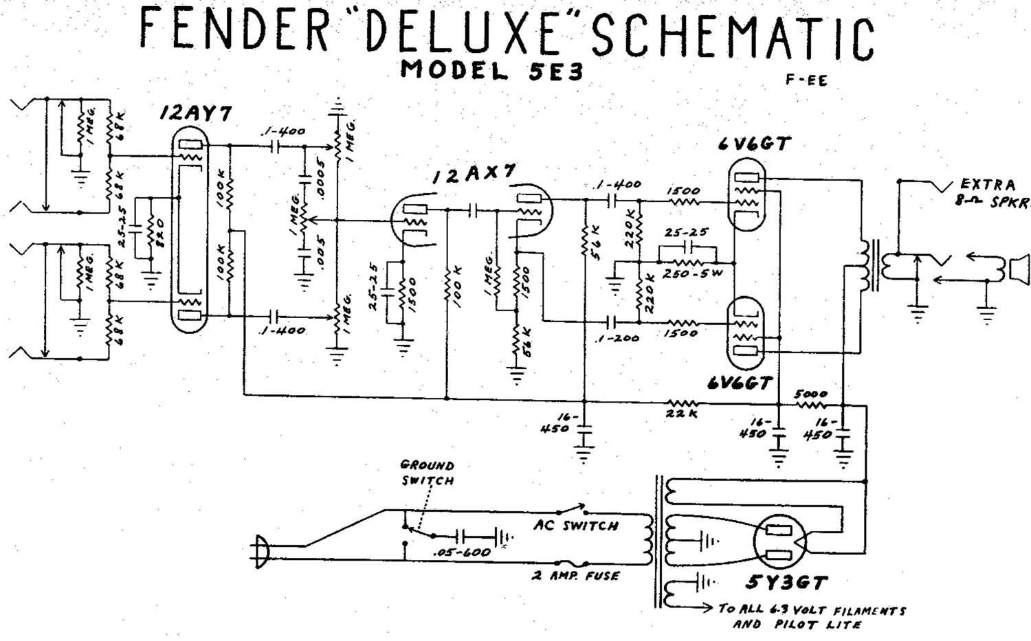 fender deluxe 5e3 schematic