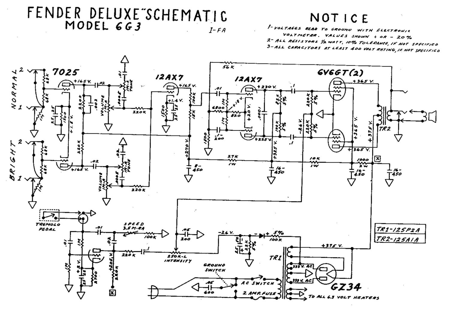 fender deluxe 6g3 schematic