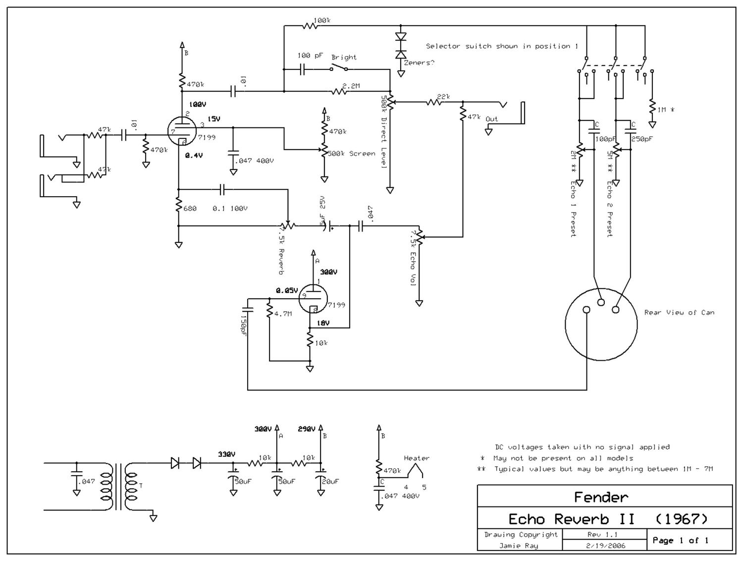 fender echoreverb ii oilcan