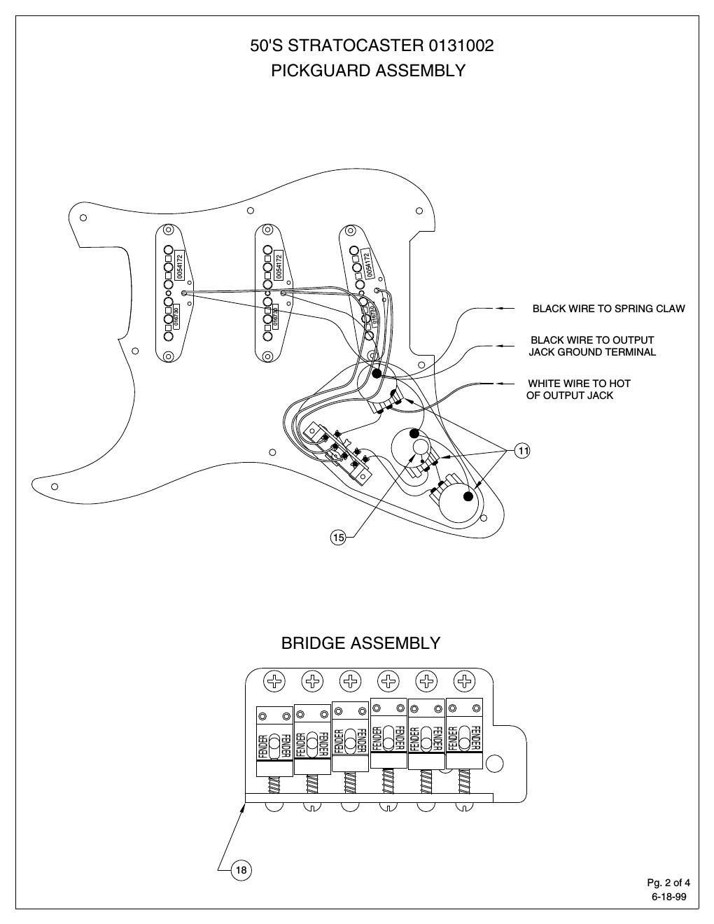 fender 50s strat wiring diagram