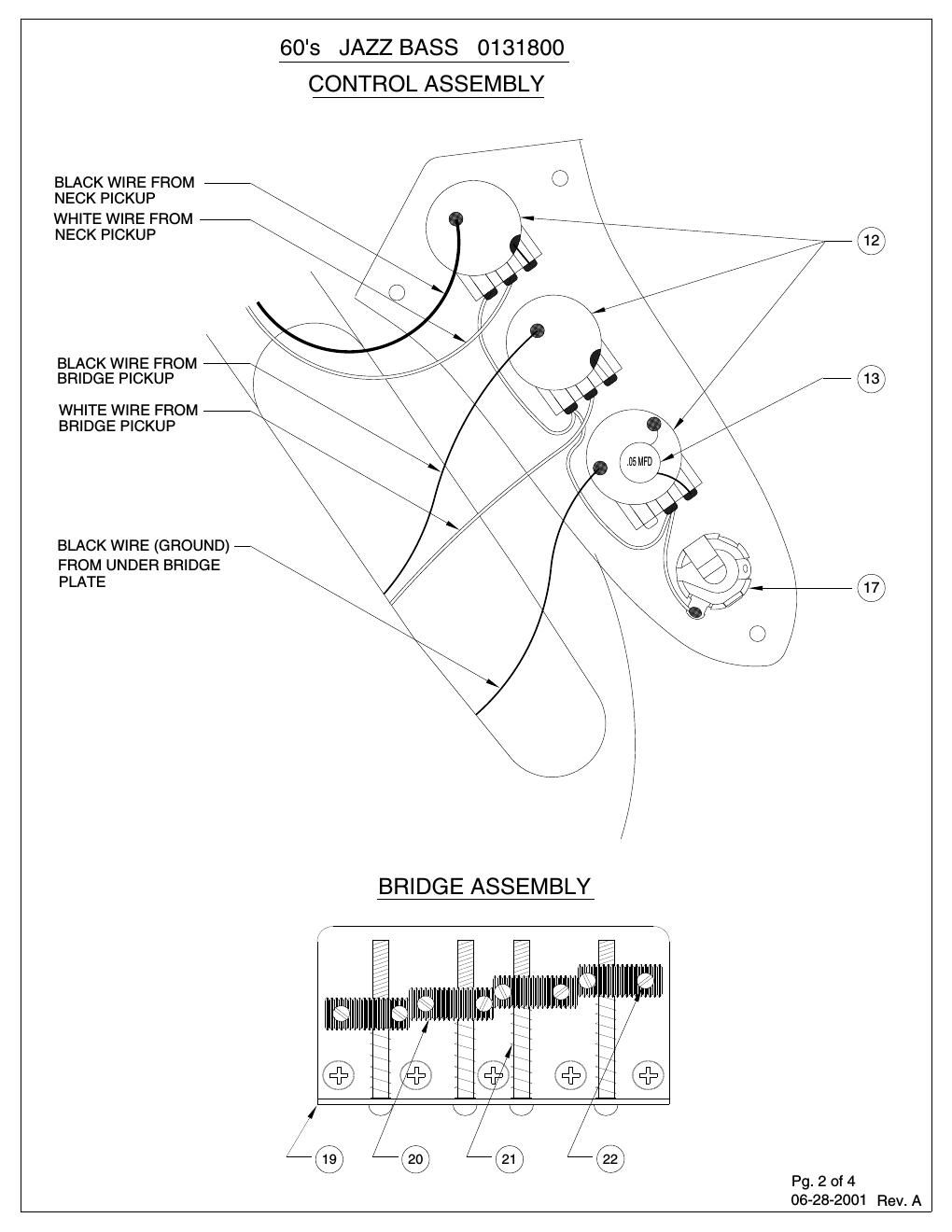 fender 60s jazz bass wiring diagram
