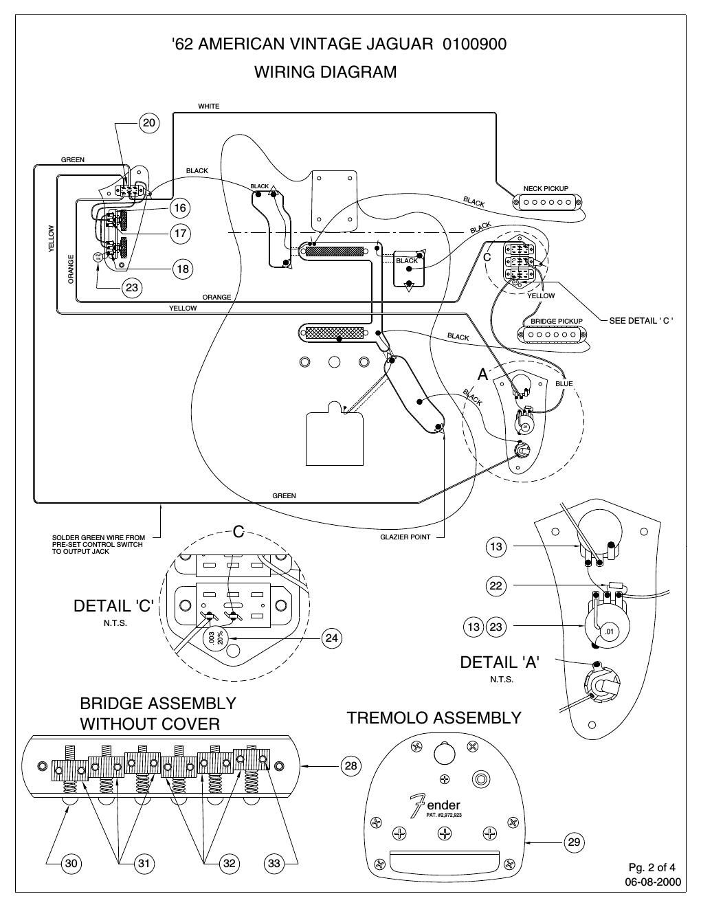 fender 62 jaguar wiring diagram