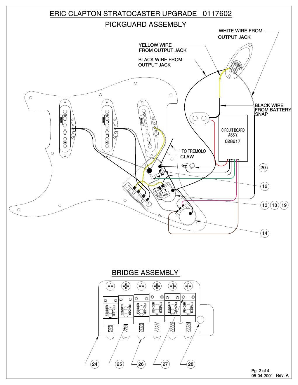 fender eric clapton strat wiring diagram