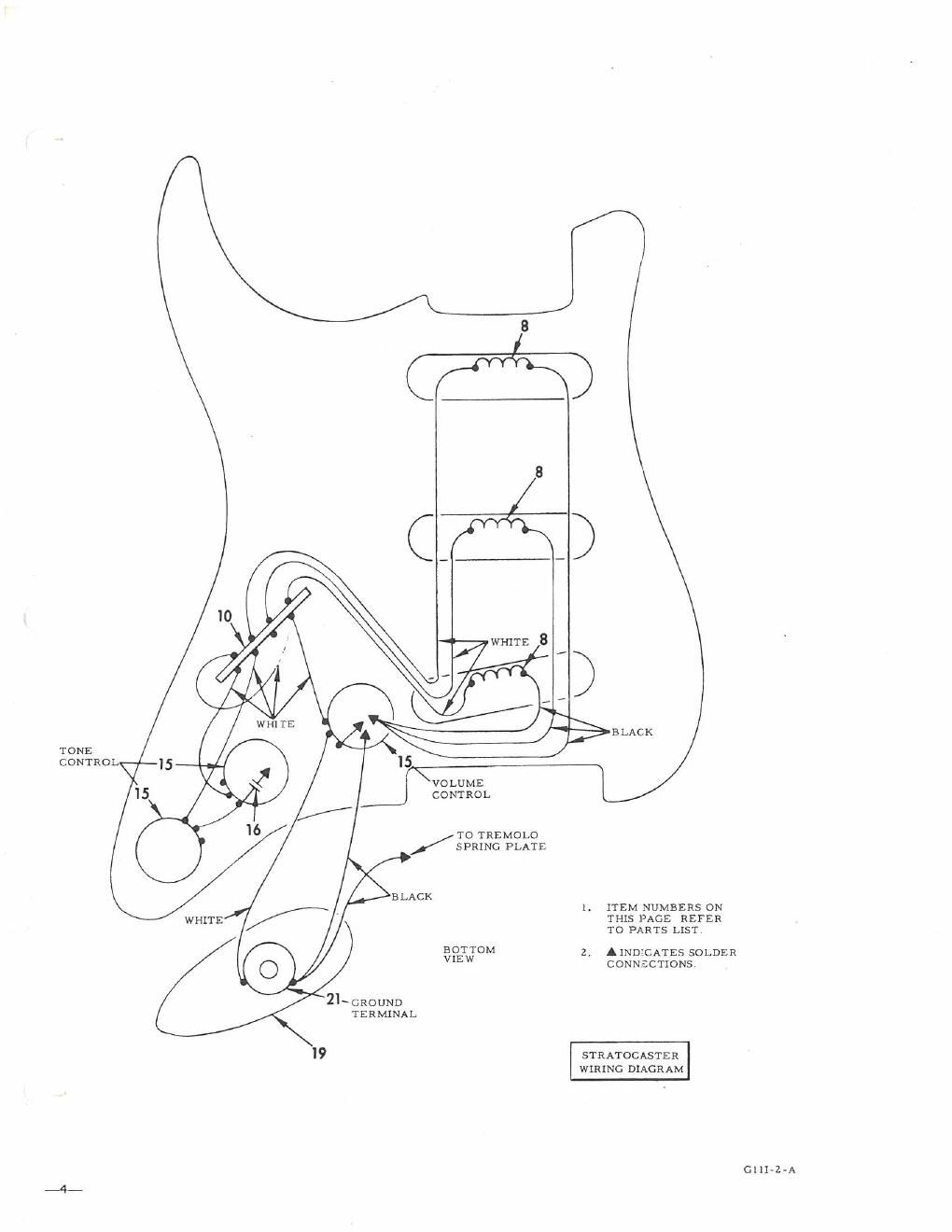 fender pre cbs guitar wiring diagrams