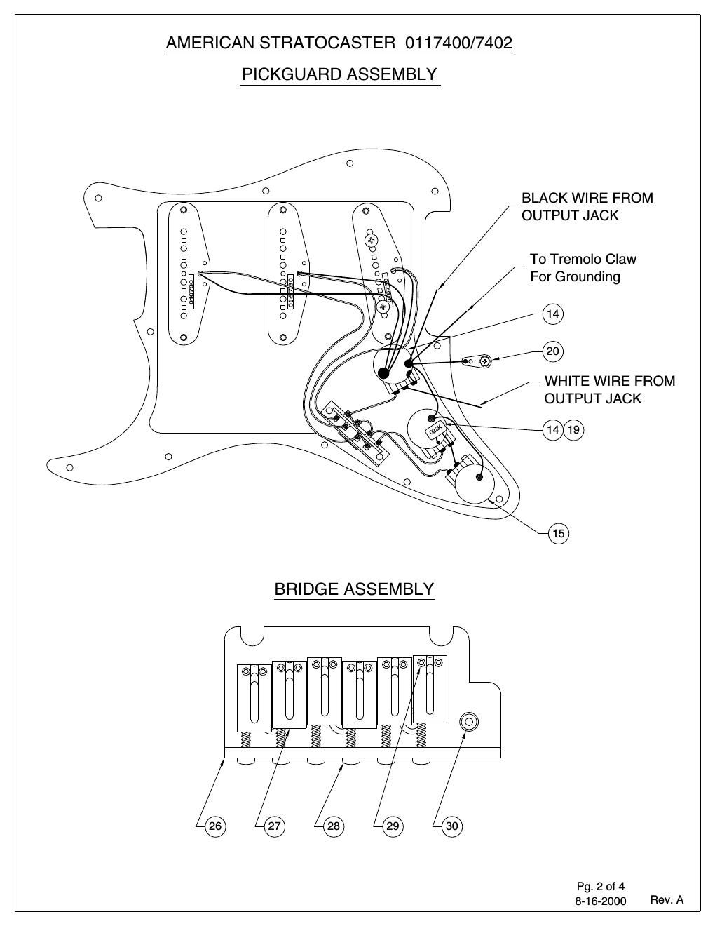 fender stratocaster wiring diagram