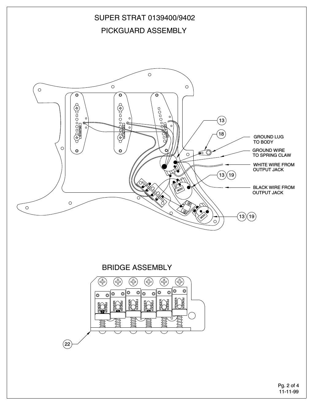 fender super strat wiring diagram