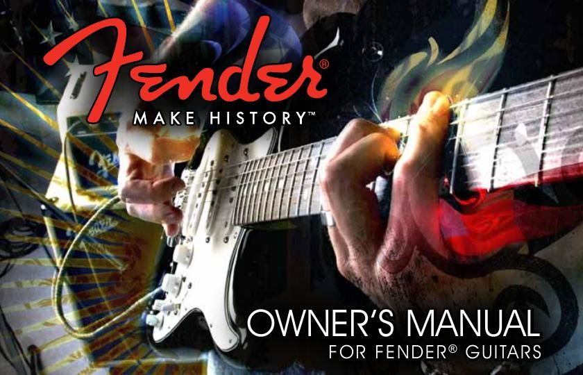 fender guitars owners 2011 manual