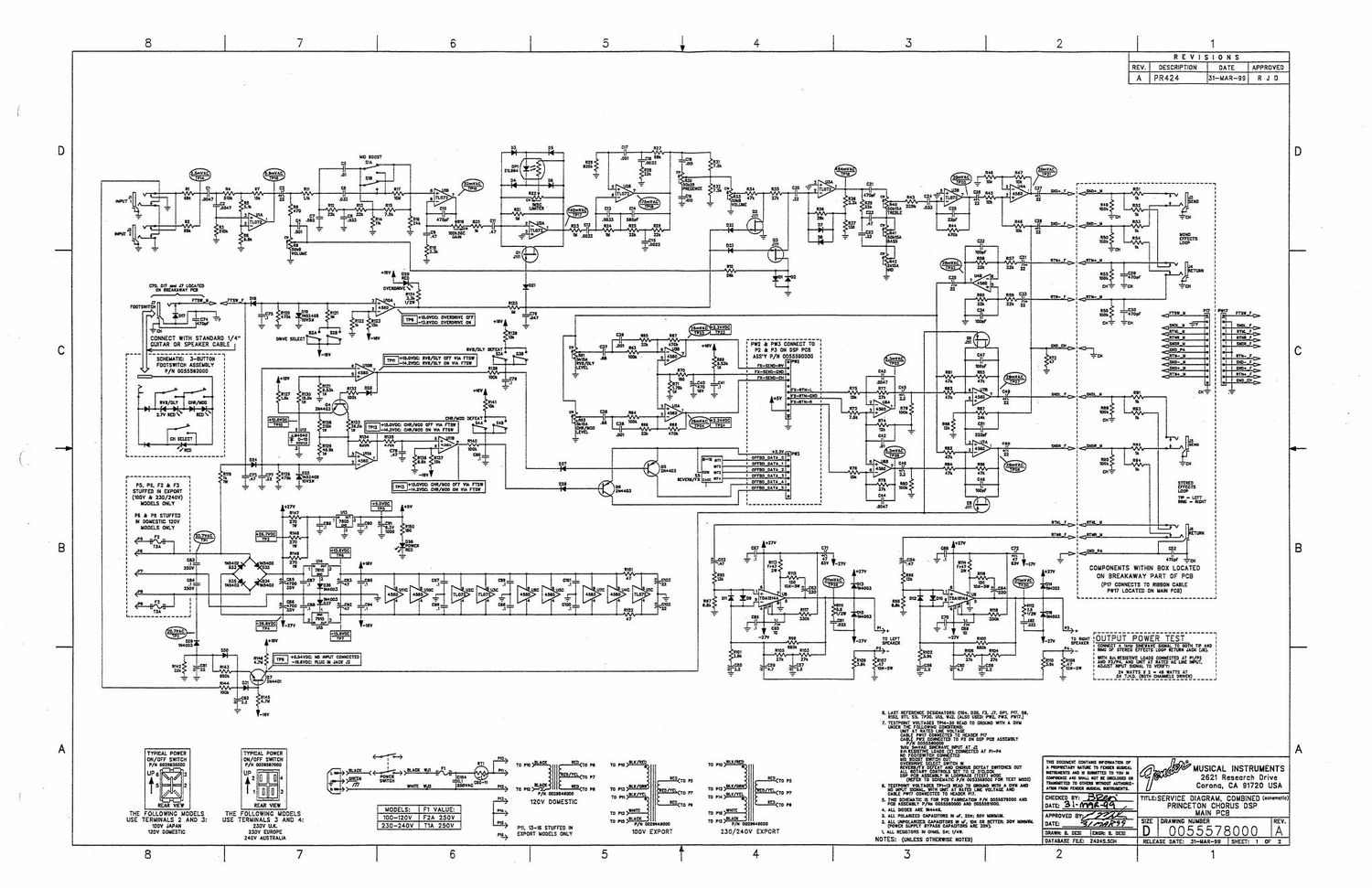 fender princeton stereo chorus dsp schematic