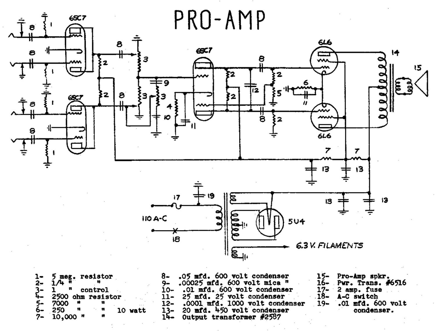 fender pro 5b5 schematic