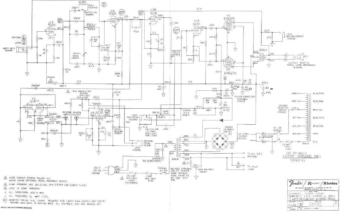 fender super champ schematic 2