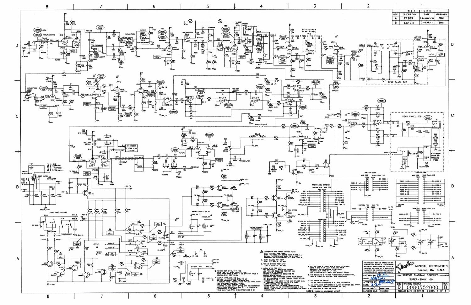 fender super sonic 100 2011 schematic rev b