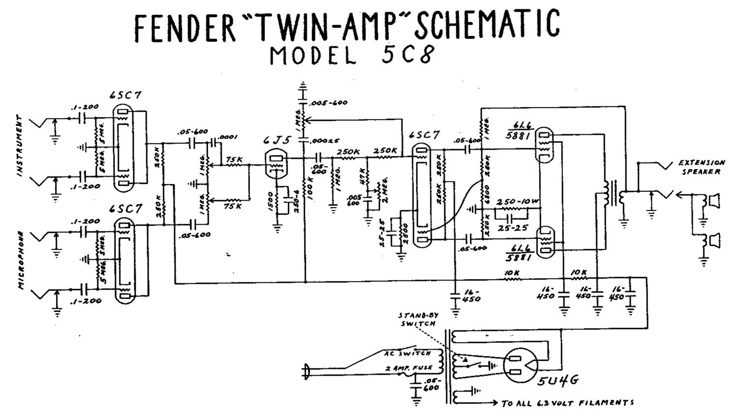 fender twin 5c8 schematic