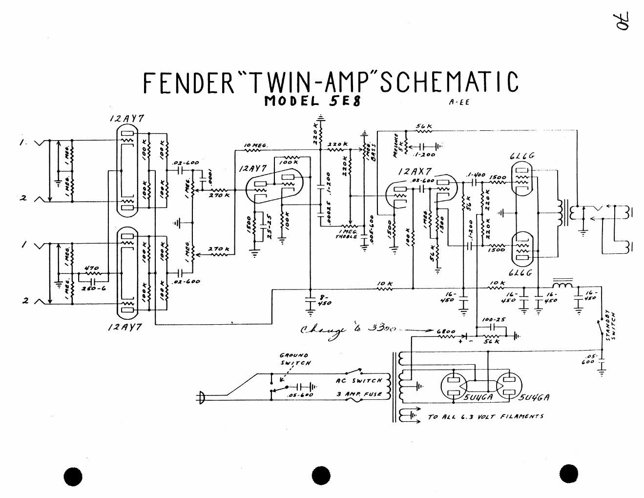 fender twin 5e8