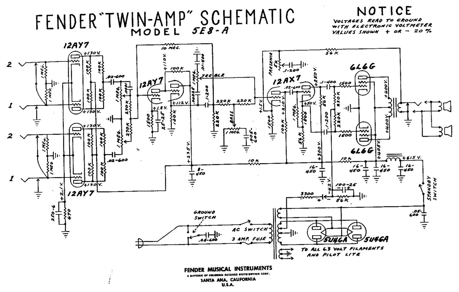 fender twin 5e8a schematic