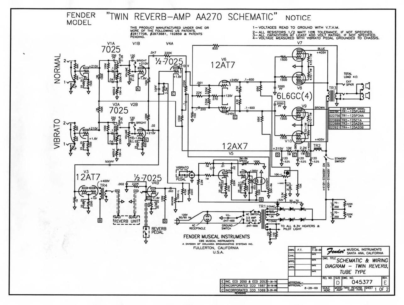 fender twin reverb aa270 schematic