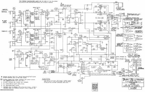 fender twin reverb sf 135 schematic