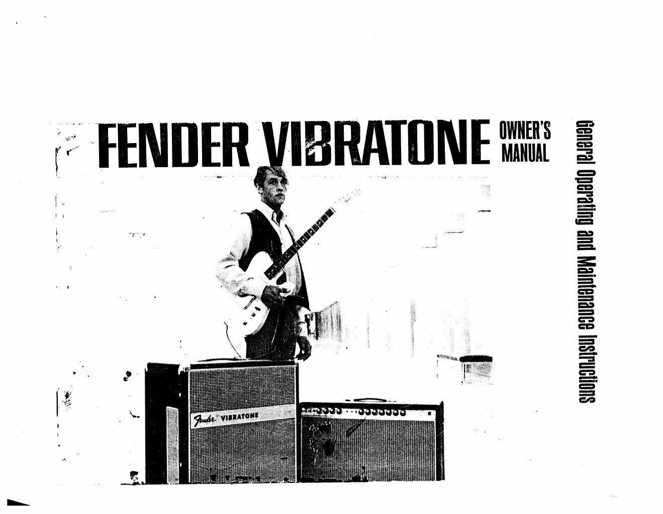 fender vibratone manual