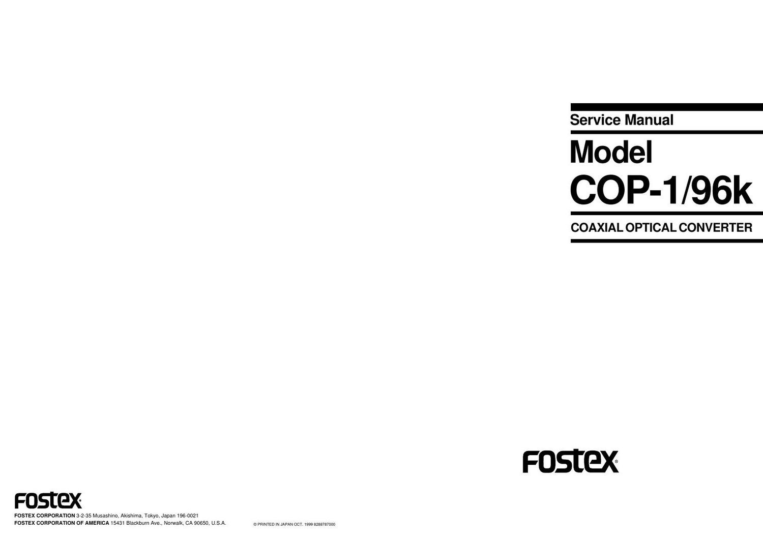 fostex cop1 96
