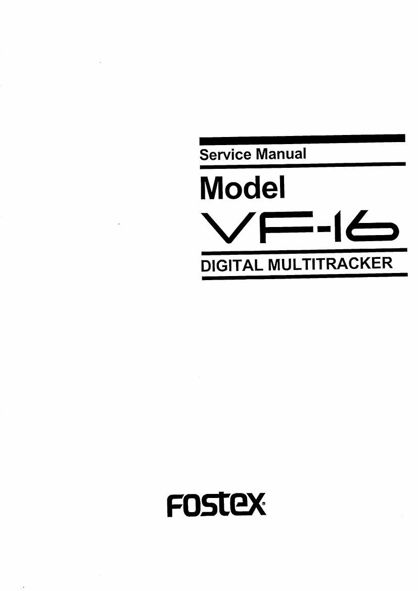 fostex vf 16 hd recorder