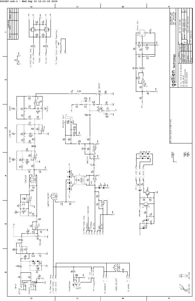 gallien krueger mb 115 preamp schematic