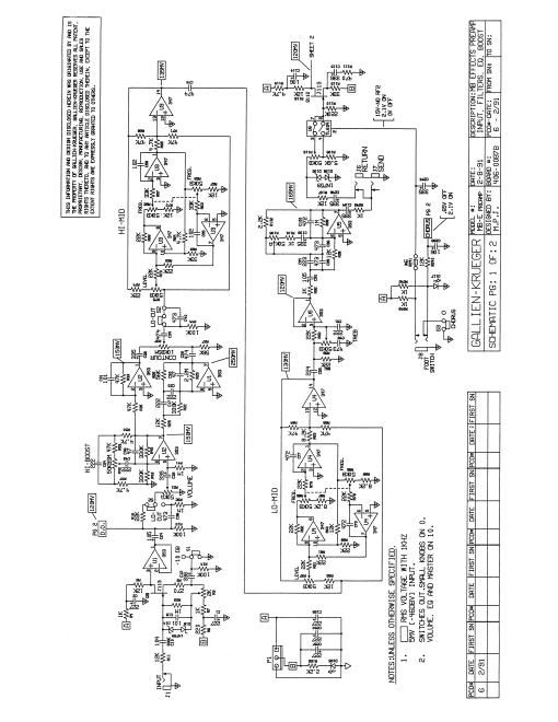 gallien krueger mb e series schematics