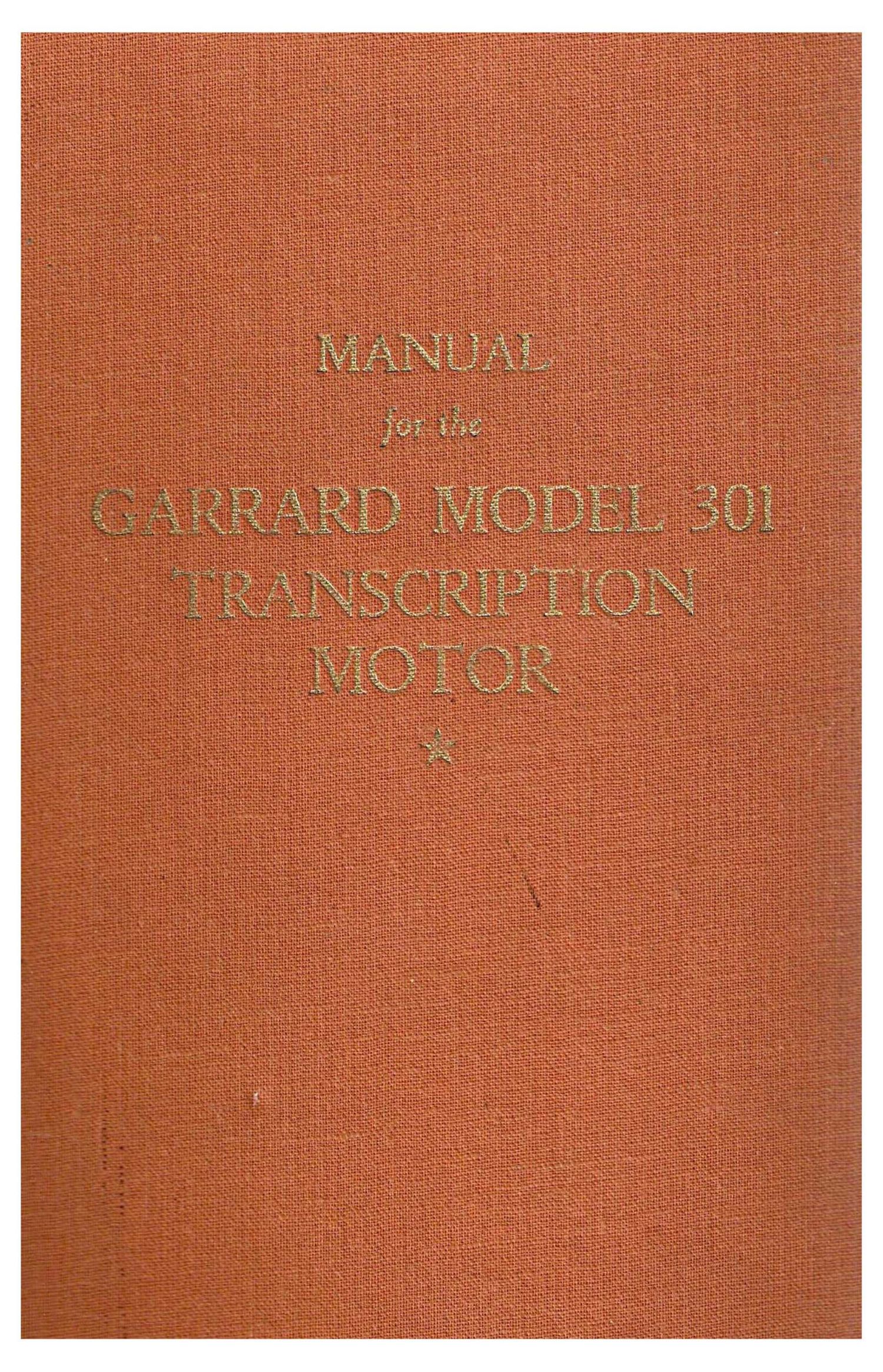 Garrard 301 Service Manual 2