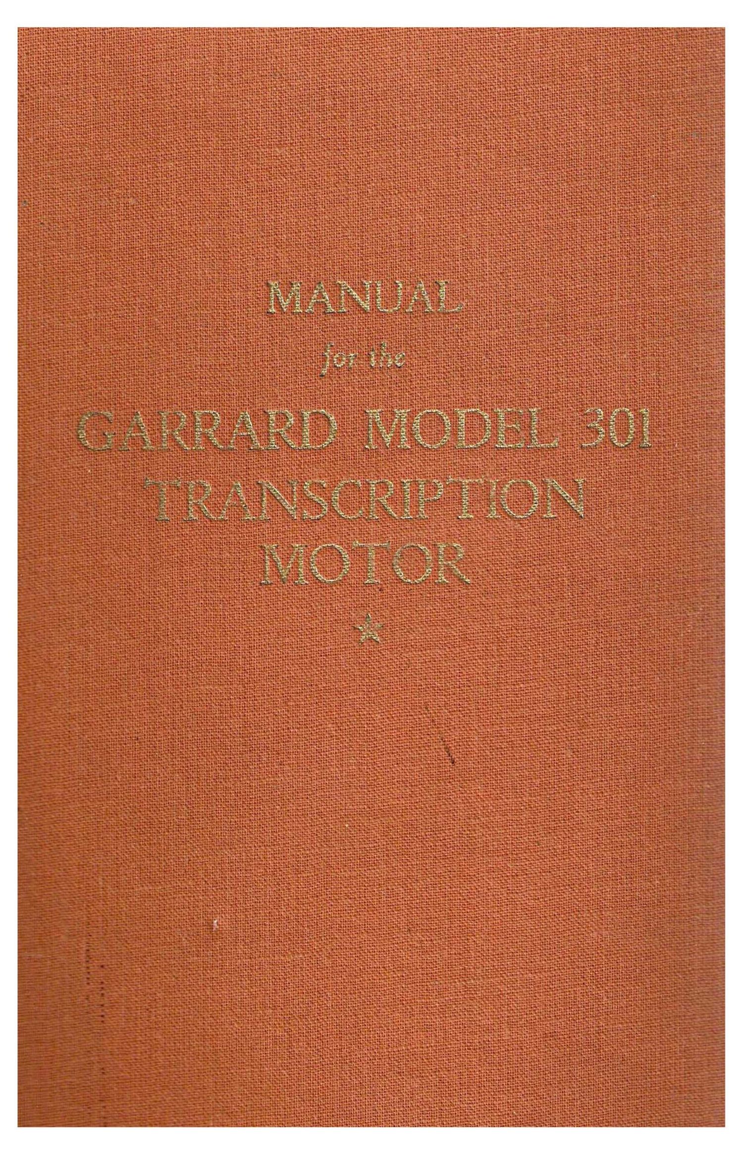 Garrard 301 Service Manual 2