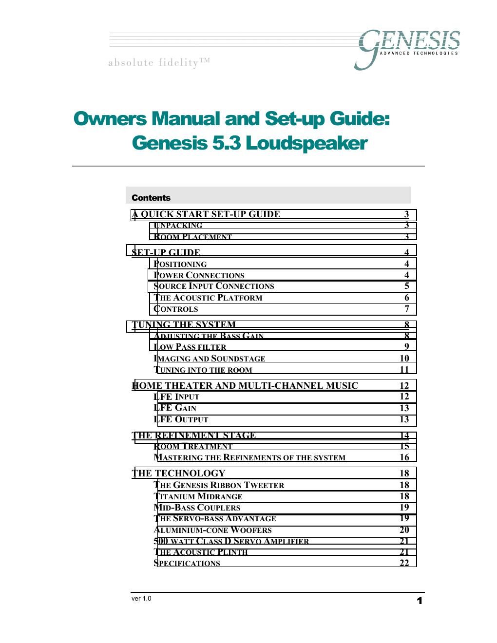 genesis g 5 3 owners manual