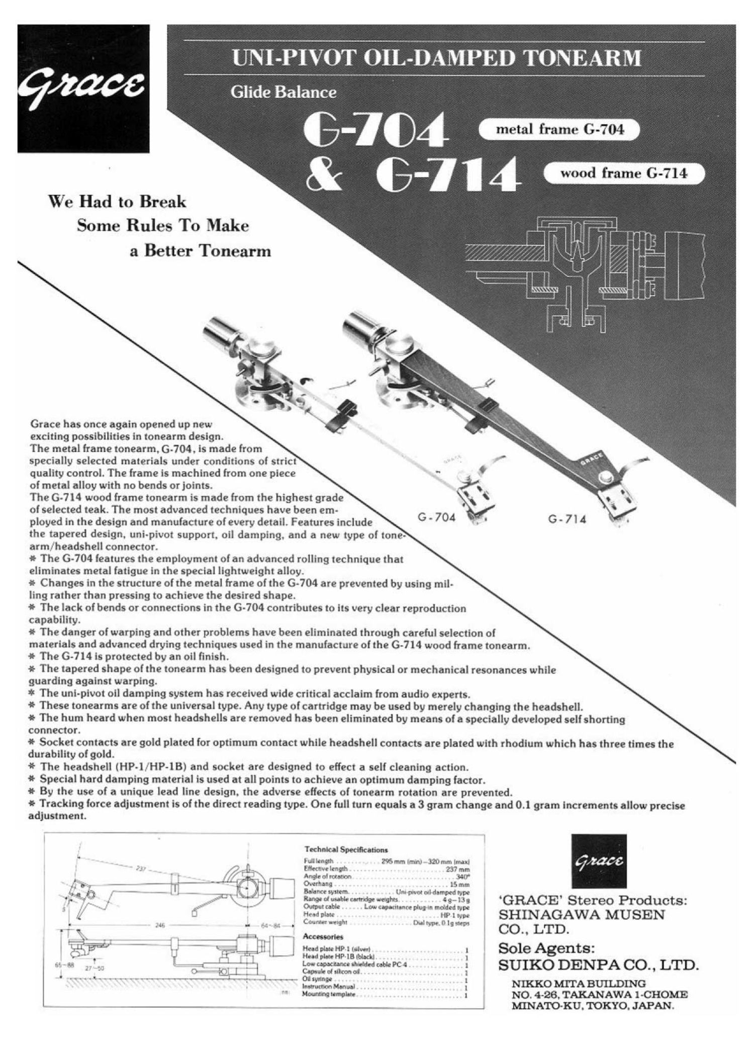 grace g 704 714 brochure