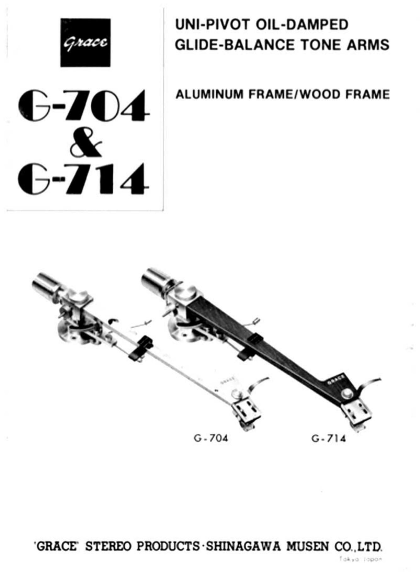 grace g 704 owners manual