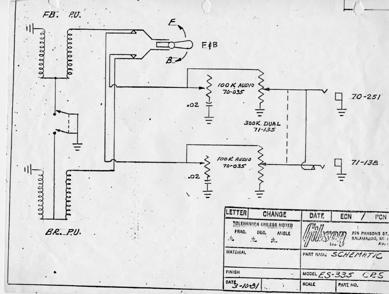 gibson es 335 crs wiring diagram