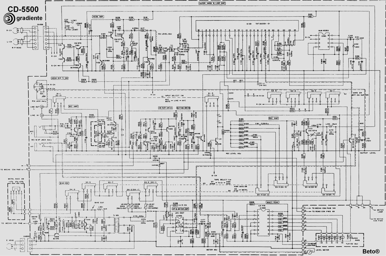 gradiente cd 5500 sch