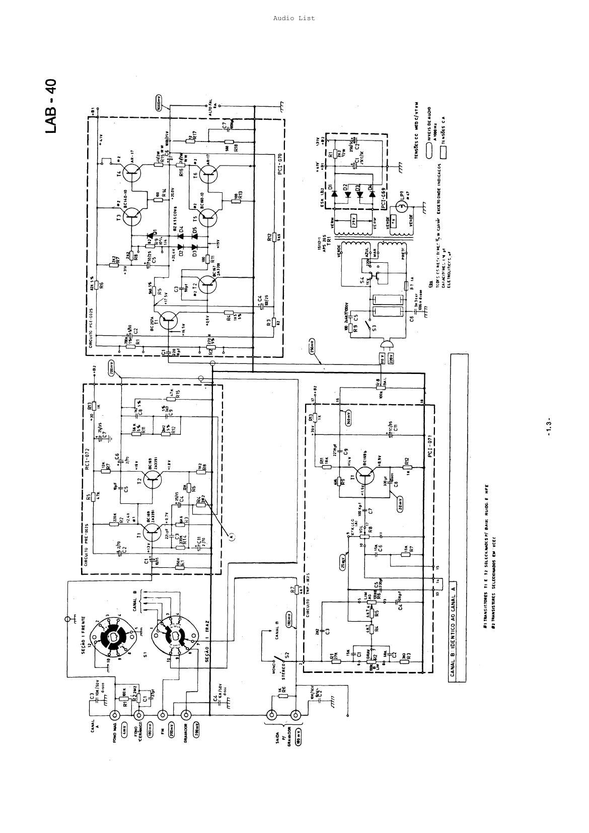 gradiente lab 40 pwr schematics