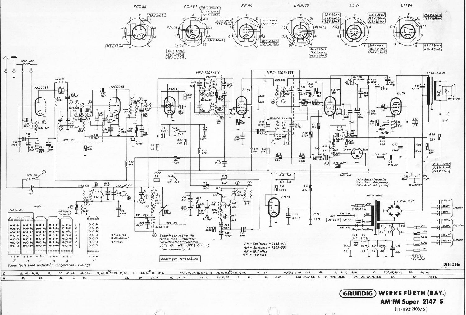 Grundig 2147 S Schematic