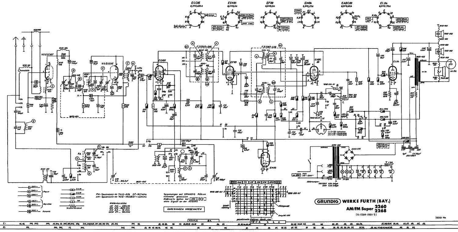 Grundig 2260 Schematic