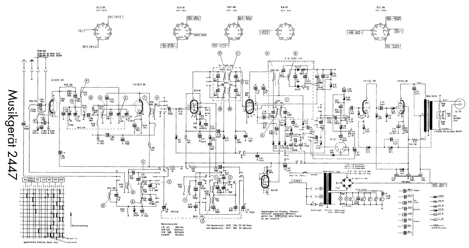 Grundig 2447 Schematic