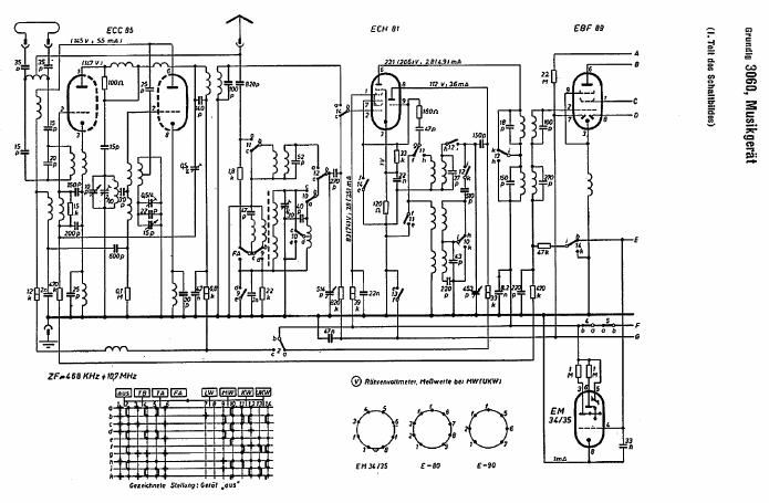 Grundig 3060 Schematic