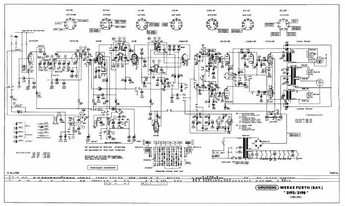 Grundig 3192 Schematic