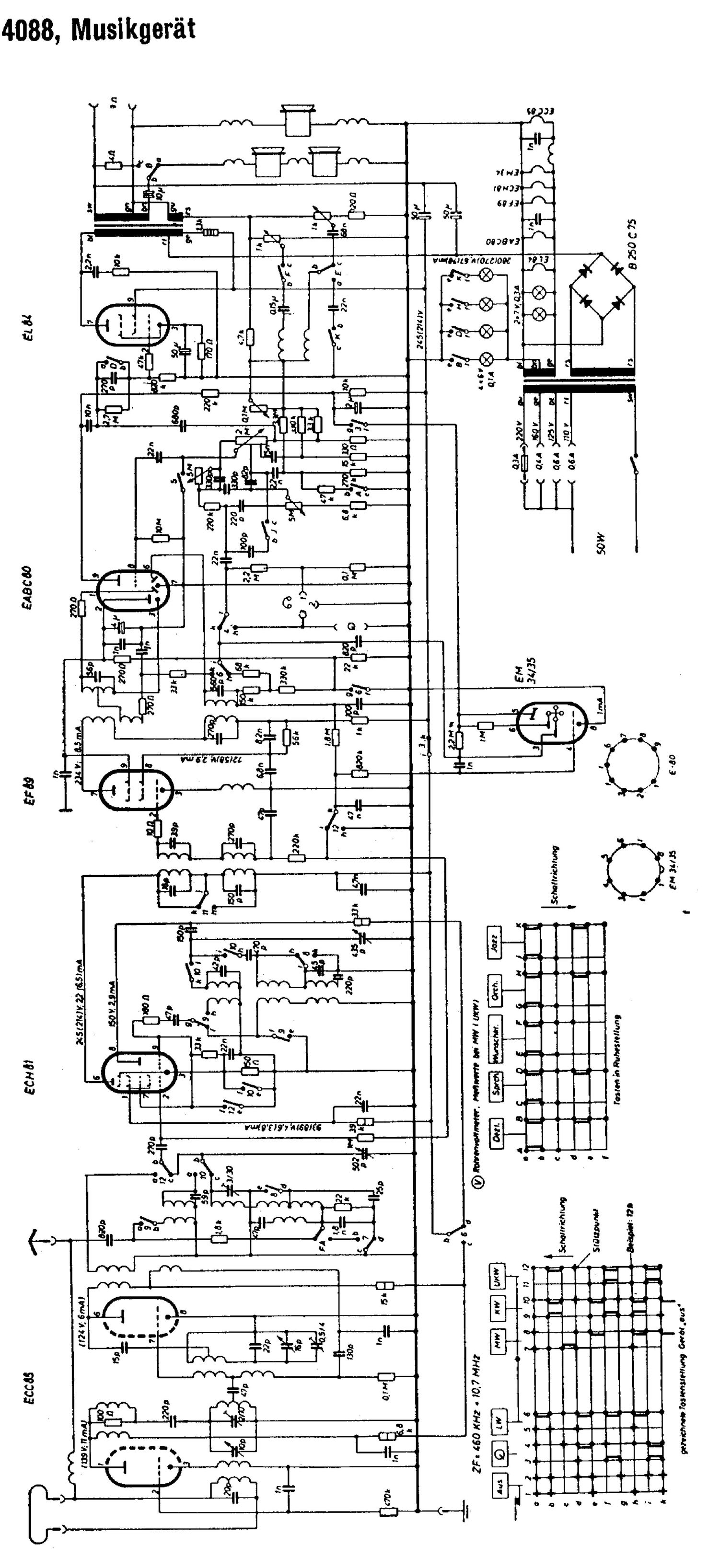 Grundig 4088 Schematic