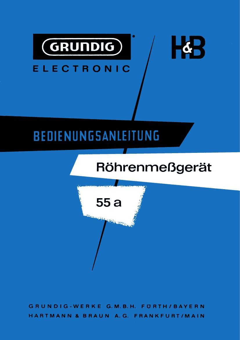 Grundig 55 A Owners Manual