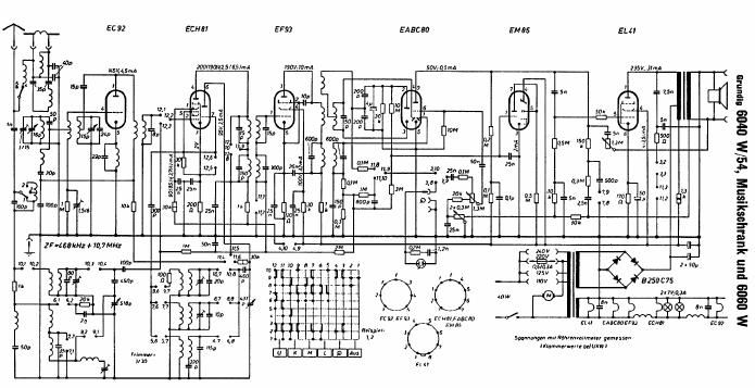 Grundig 6060 W Schematic