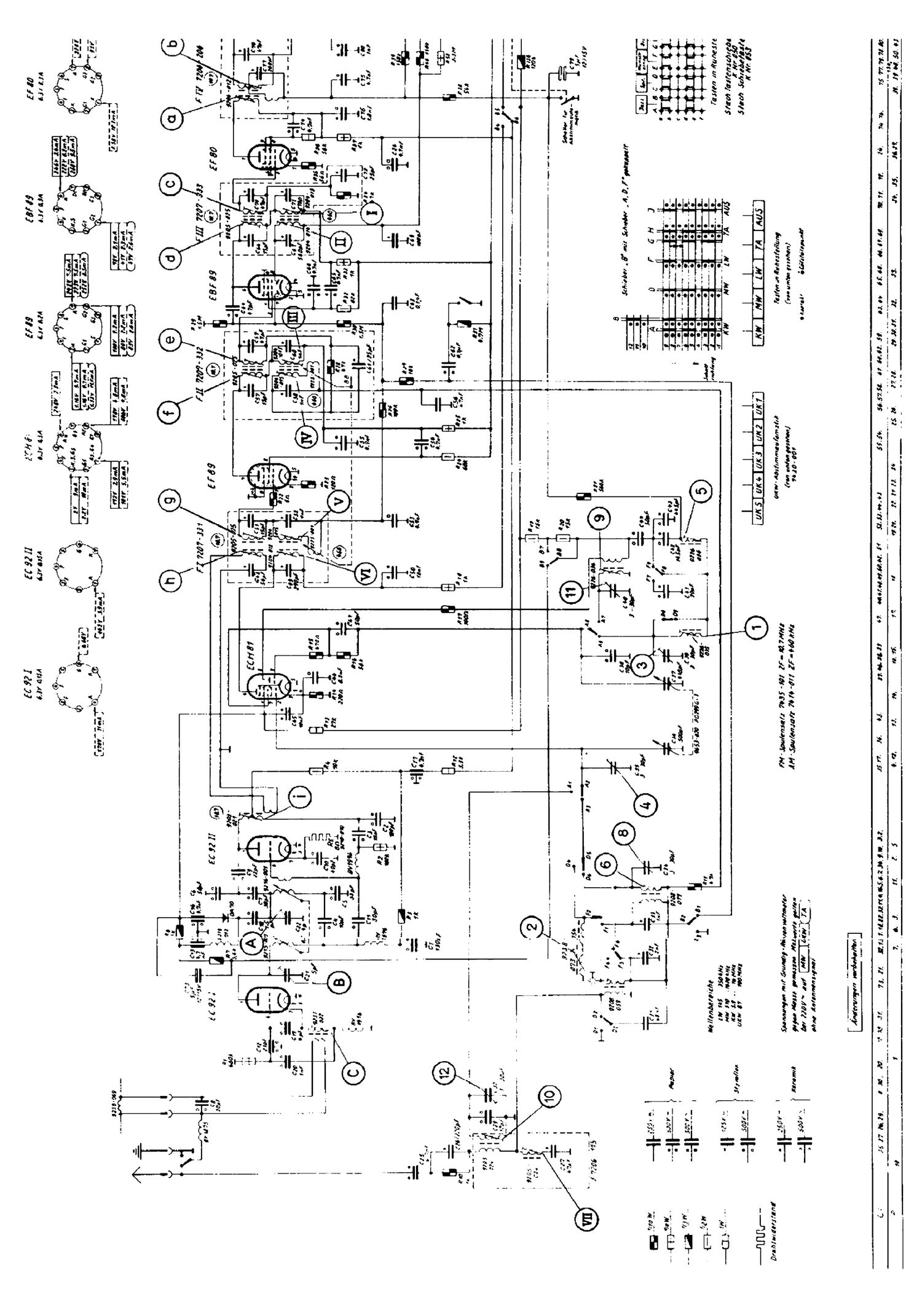 Grundig 6098 Schematic