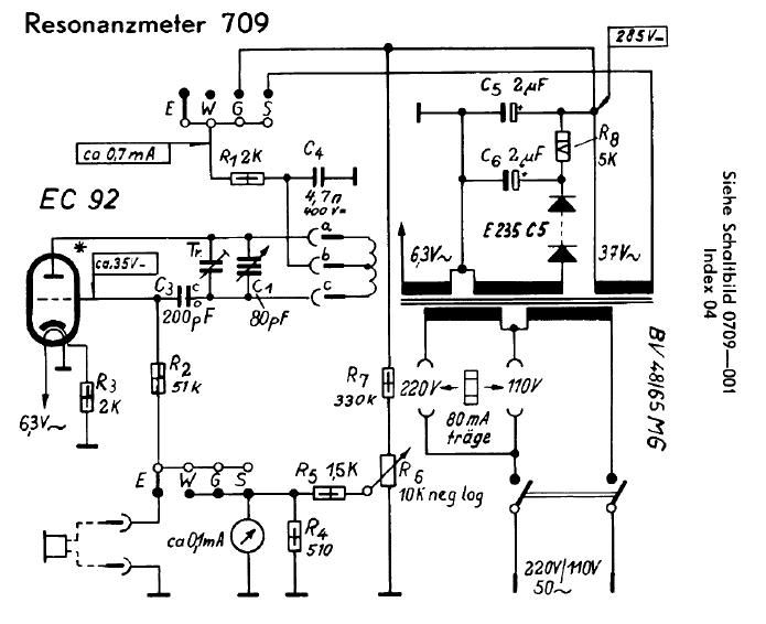 Grundig 709 Schematic