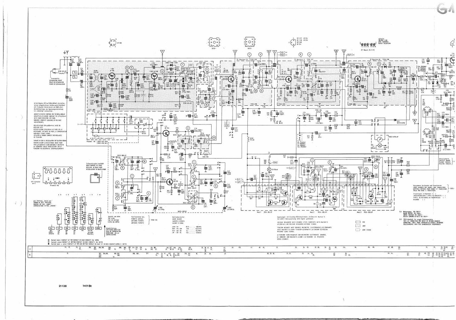 Grundig 8075 Schematic