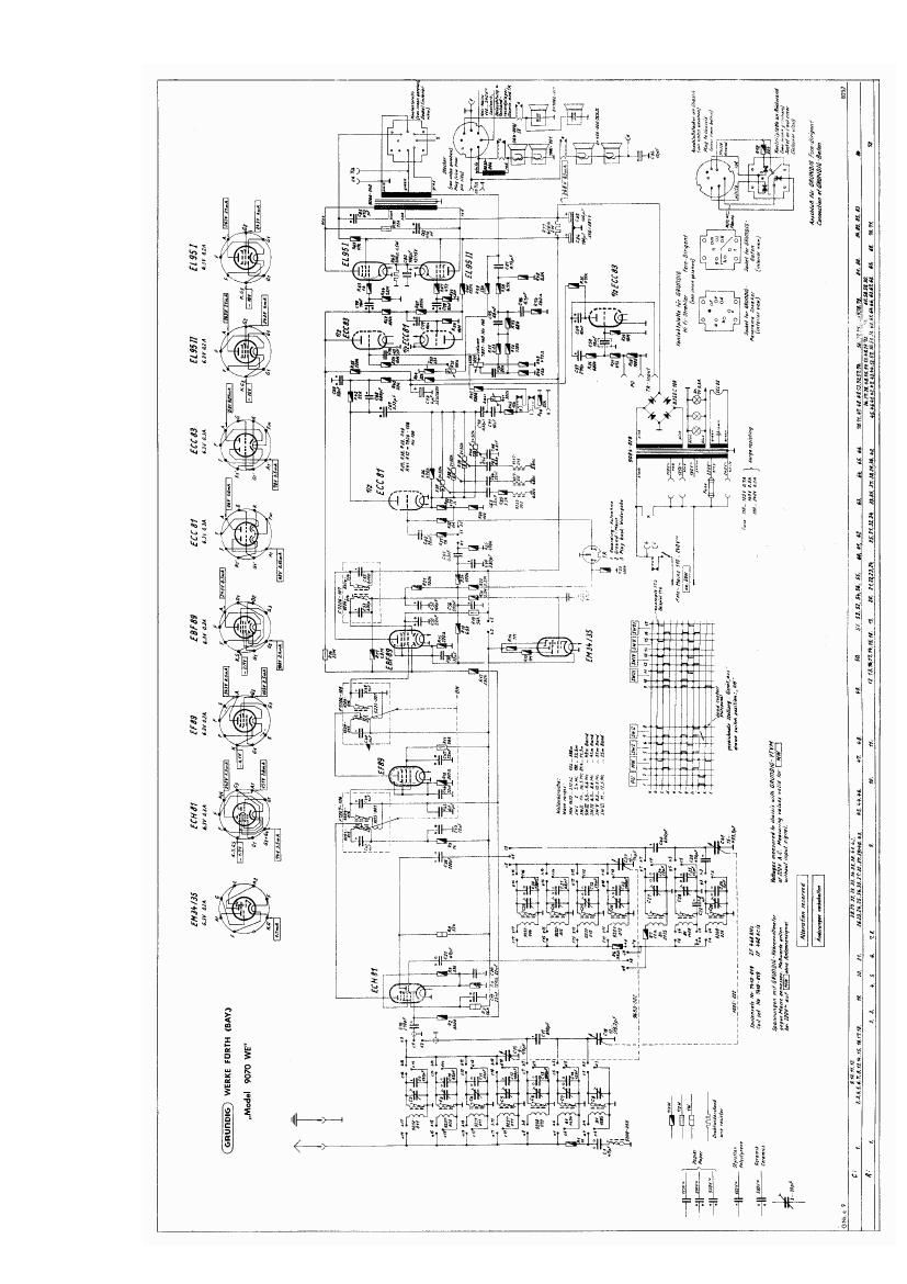 Grundig 9070 WE Schematic