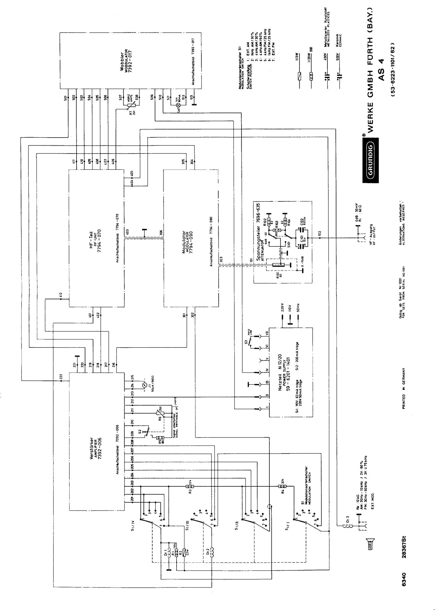 Grundig AS 4 Schematic 2