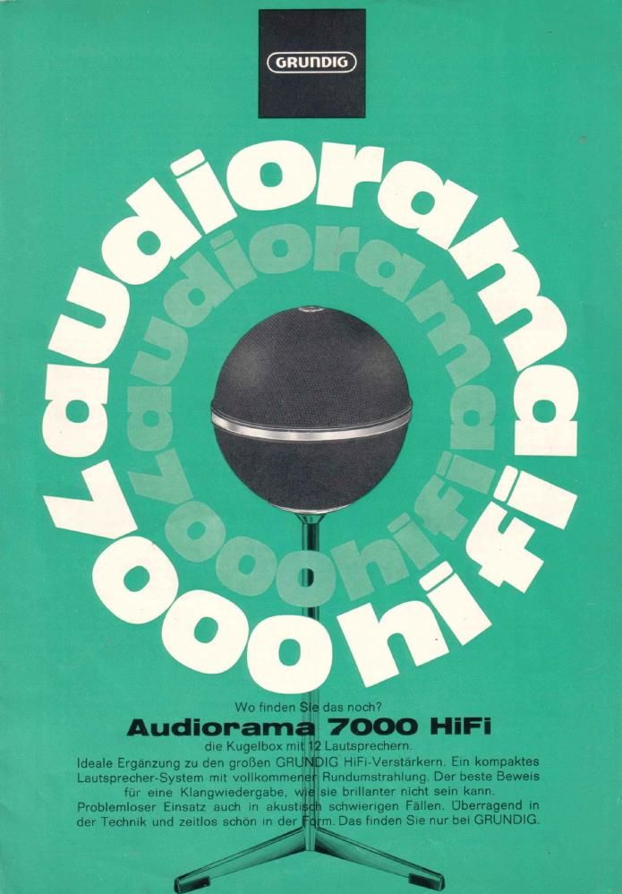 Grundig Audiorama 7000 Owners Manual