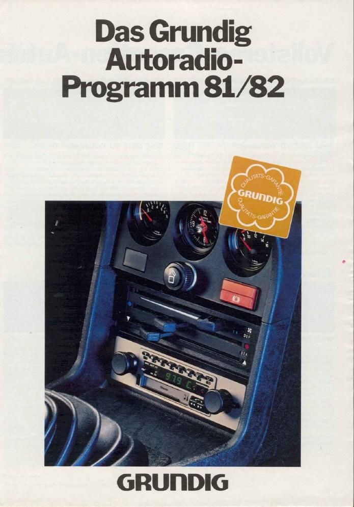 Grundig AutoRadio 1981